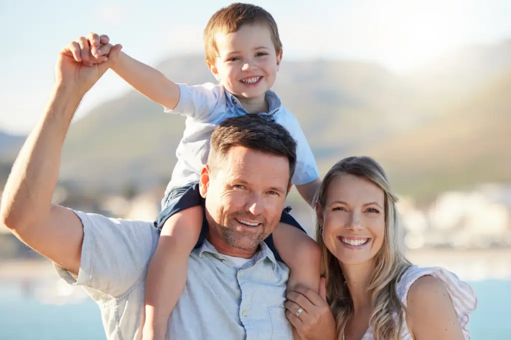 Happy family after General Dentistry in Cordova TN